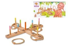 Wurfringe Aus Holz Quoits Outdoor Eichhorn Mit 5 Wurfringen 50 * 50 Cm -Garten Spielzeug Laden 100004505 g eichhorn kruhy