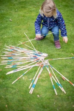 Holzmikado Outdoor Eichhorn Bunter Bambus 41 Schlägel 50 Cm Lang