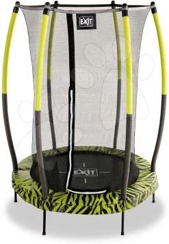 EXIT TOYS EXIT Tiggy Junior Trampolin Mit Sicherheitsnetz ø140cm - Schwarz/grün -Garten Spielzeug Laden 10007040 b exittoys trampolina