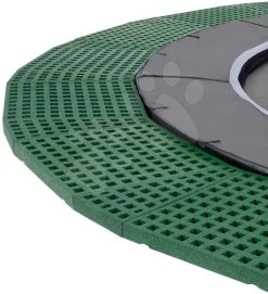 EXIT TOYS EXIT Dynamic Ebenerdiges Trampolin ø427cm Mit Freezone Sicherheitsplatten - Schwarz