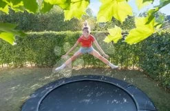 Im Boden Verankertes Trampolin Dynamic Groundlevel Sports Exit Toys 427 Cm Durchmesser Schwarz Ab 14 Jahren -Garten Spielzeug Laden 10881000 h exittoys trampolina 1 2