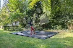 Im Boden Verankertes Trampolin Dynamic Groundlevel Sports Exit Toys 244*427 Cm, Schwarz, Ab 14 Jahren, Gewicht 128 Kg, Belastbarkeit 130 Kg -Garten Spielzeug Laden 10898400 i exittoys trampolina 1