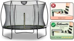 EXIT TOYS EXIT Silhouette Trampolin ø244cm - Schwarz -Garten Spielzeug Laden 12930800 b exittoys trampolina