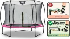 EXIT TOYS EXIT Silhouette Trampolin ø244cm - Rosa -Garten Spielzeug Laden 12930860 b exittoys trampolina