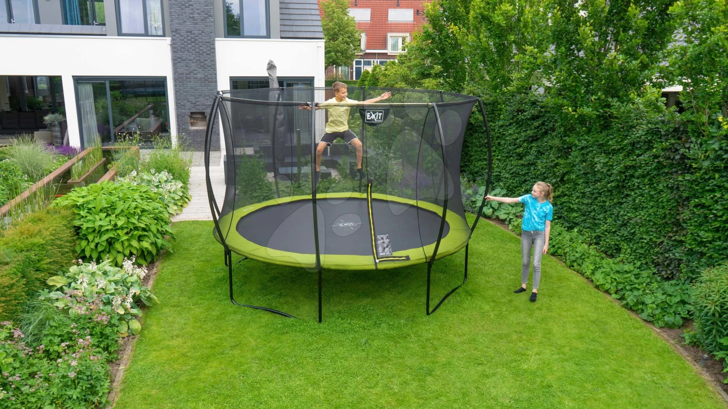 EXIT TOYS EXIT Silhouette Trampolin ø305cm - Grün