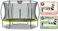EXIT TOYS EXIT Silhouette Trampolin ø305cm - Grün -Garten Spielzeug Laden 12931040 b exittoys trampolina