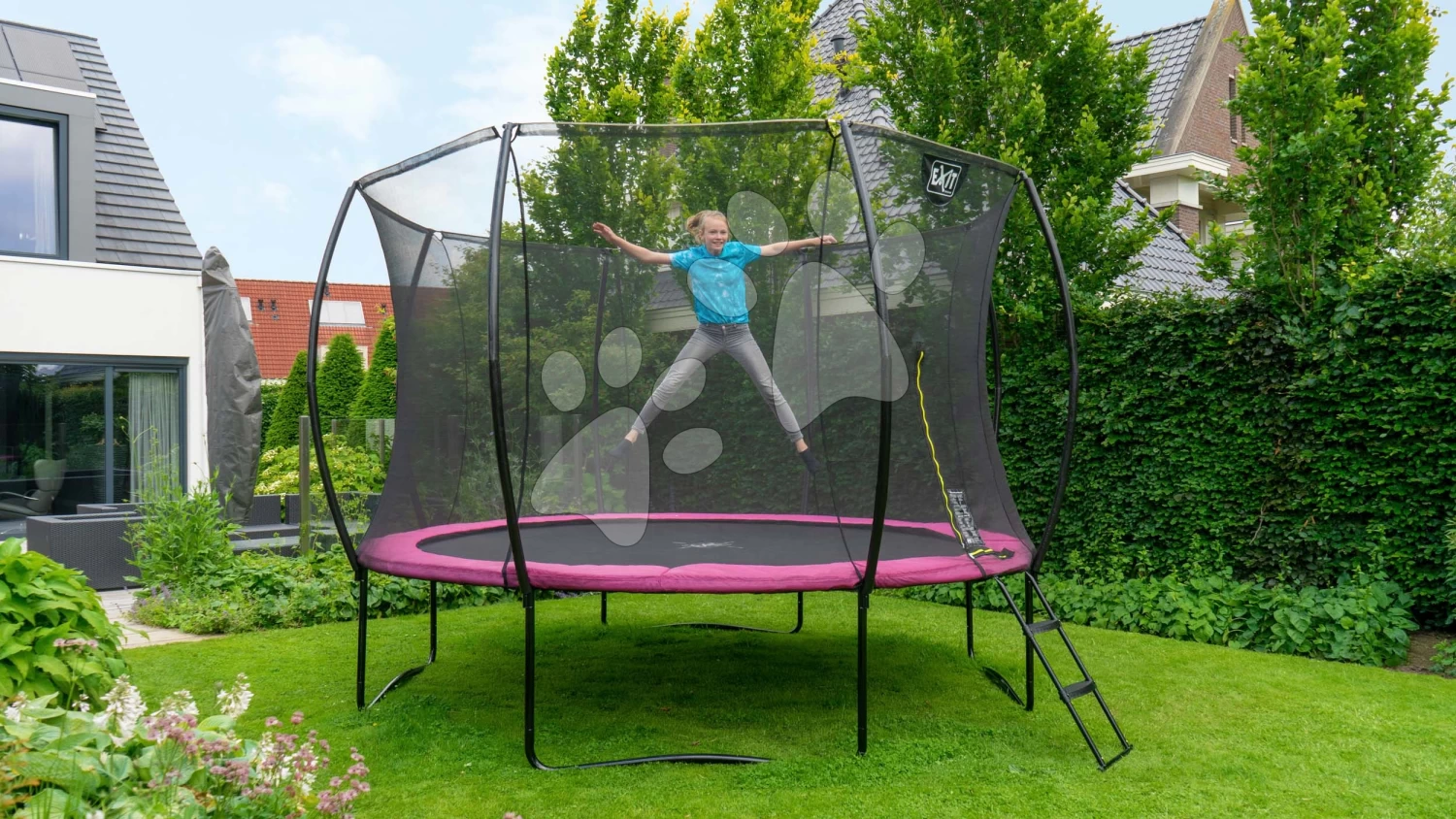 EXIT TOYS EXIT Silhouette Trampolin ø366cm - Rosa 4 EXIT TOYS EXIT Silhouette Trampolin ø366cm - Rosa – Bild 2