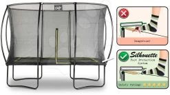EXIT TOYS EXIT Silhouette Trampolin 214x305cm - Schwarz -Garten Spielzeug Laden 12937000 d exittoys trampolina
