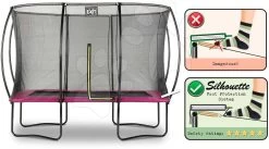 EXIT TOYS EXIT Silhouette Trampolin 214x305cm - Rosa -Garten Spielzeug Laden 12937060 d exittoys trampolina