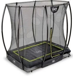 EXIT TOYS EXIT Silhouette Bodentrampolin 153x214cm Mit Sicherheitsnetz - Schwarz -Garten Spielzeug Laden 12955700 c exittoys trampolina