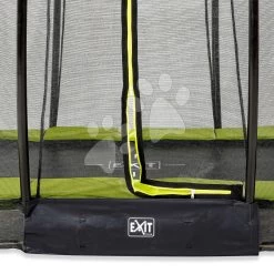 EXIT TOYS EXIT Silhouette Bodentrampolin 214x305cm Mit Sicherheitsnetz - Grün -Garten Spielzeug Laden 12957040 g exittoys trampolina