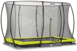 EXIT TOYS EXIT Silhouette Bodentrampolin 244x366cm Mit Sicherheitsnetz - Grün