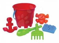 ECOIFFIER Piratenschiff Mit Eimerset Écoiffier 6 Teile (Länge 40 Cm) Blau-grau Ab 18 Monaten