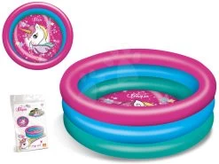 Aufblasbarer Pool Unicorn Mondo 100 Cm Durchmesser 3-Kammer Ab 10 Monaten -Garten Spielzeug Laden 16729 d mondo bazen