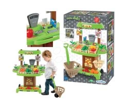 Set Picknicktisch Mit Zwei Stühlen KidChair Smoby Und Gemüseständer Mit 40 Zubehörteilen Ab 24 Monaten -Garten Spielzeug Laden 1741 b ecoiffier obchod 2
