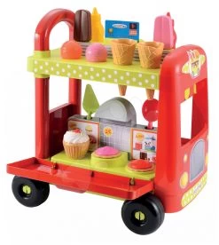 Set Picknicktisch Mit Zwei Stühlen KidChair Smoby Und Eiswagen Mit Burgern Ab 24 Monaten -Garten Spielzeug Laden 1764 a ecoiffier zmrzlinarsky vozik 1