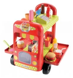 Set Picknicktisch Mit Zwei Stühlen KidChair Smoby Und Eiswagen Mit Burgern Ab 24 Monaten -Garten Spielzeug Laden 1764 b ecoiffier zmrzlinarsky vozik 1