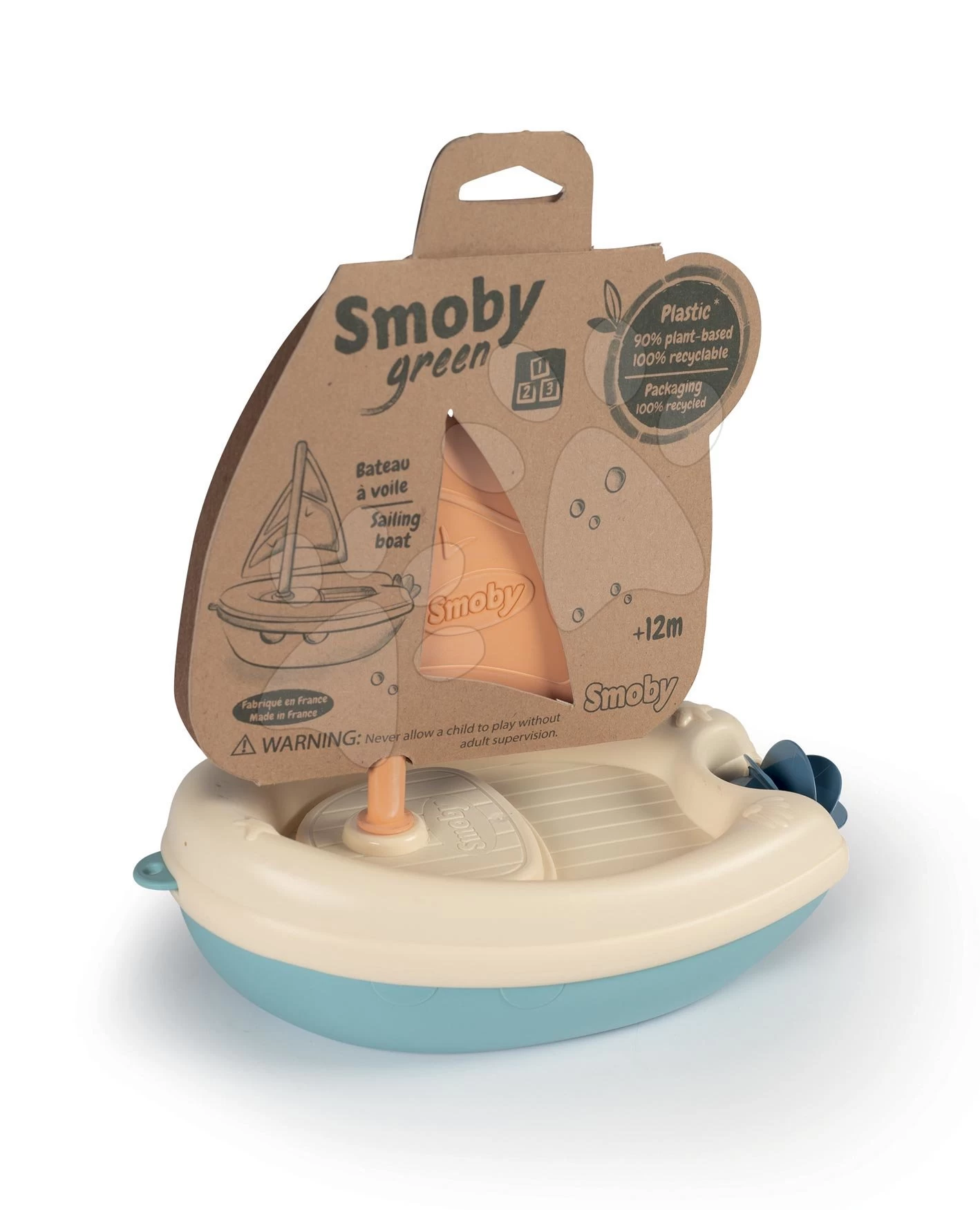 Zuckerrohr-Segelboot Bio Sugar Cane Sailing Boat Smoby Aus Der Smoby Green Kollektion 100 % Recycelbar Ab 12 Monaten 6 Zuckerrohr-Segelboot Bio Sugar Cane Sailing Boat Smoby Aus Der Smoby Green Kollektion 100 % Recycelbar Ab 12 Monaten – Bild 4