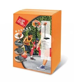 Mondo Basketballkorb Mit Verstellbarem Metallständer Höhe 165-205 Cm Ab 5 Jahren