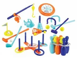 SMOBY Kletterset Multiactivity Climbing Tower Zum Klettern Mit Rutsche Und Rutscher Mit Gummirädern Und Sportspielen Mit Einem Wagen Ab 24 Monaten -Garten Spielzeug Laden 191 a ecoiffier sportovy set