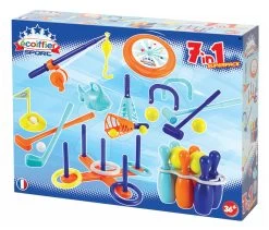 Tischset Water&Sand 2in1 Smoby Mit Einer Mühle Und Einem Sportset Mit 7 Spielen Von Jardin&Saisons Ab 18 Monaten -Garten Spielzeug Laden 191 b ecoiffier sportovy set 2