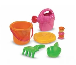 ECOIFFIER Boot Mit Eimersatz Écoiffier 6 Teile (Länge 35 Cm) Rot-gelb Ab 18 Monaten