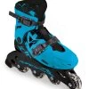 Inlineskates Boy Mondo Blau 4-Rad-PVC-Räder 64 * 24 Mm Größe 33-36 Ab 5 Jahren