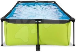 EXIT TOYS EXIT Lime Pool 220x150x65cm Mit Filterpumpe - Grün