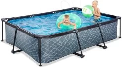 EXIT TOYS EXIT Stone Pool 300x200x65cm Mit Filterpumpe - Grau 14 EXIT TOYS EXIT Stone Pool 300x200x65cm Mit Filterpumpe - Grau -Garten Spielzeug Laden 30003200 e exittoys bazen