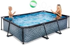 EXIT TOYS EXIT Stone Pool 300x200x65cm Mit Filterpumpe - Grau 15 EXIT TOYS EXIT Stone Pool 300x200x65cm Mit Filterpumpe - Grau -Garten Spielzeug Laden 30003200 f exittoys bazen