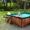 EXIT TOYS EXIT Wood Pool 300x200x65cm Mit Filterpumpe - Braun -Garten Spielzeug Laden 30003210 a exittoys lifestyle