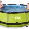 EXIT TOYS EXIT Lime Pool ø244x76cm Mit Filterpumpe - Grün -Garten Spielzeug Laden 30120840 c exittoys bazen