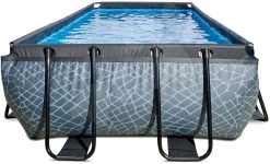 EXIT TOYS EXIT Stone Pool 400x200x100cm Mit Filterpumpe - Grau 11 EXIT TOYS EXIT Stone Pool 400x200x100cm Mit Filterpumpe - Grau -Garten Spielzeug Laden 30124200 c exittoys bazen