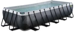 EXIT TOYS EXIT Black Leather Pool 540x250x100cm Mit Filterpumpe - Schwarz -Garten Spielzeug Laden 30125320 b exittoys bazen
