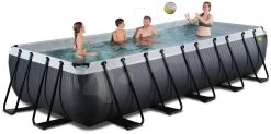 EXIT TOYS EXIT Black Leather Pool 540x250x100cm Mit Filterpumpe - Schwarz -Garten Spielzeug Laden 30125320 f exittoys bazen