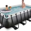EXIT TOYS EXIT Black Leather Pool 400x200x100cm Mit Sandfilterpumpe - Schwarz -Garten Spielzeug Laden 30174220 f exittoys bazen