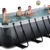 EXIT TOYS EXIT Black Leather Pool 540x250x100cm Mit Sandfilterpumpe - Schwarz 1 EXIT TOYS EXIT Black Leather Pool 540x250x100cm Mit Sandfilterpumpe - Schwarz -Garten Spielzeug Laden 30175320 f exittoys bazen