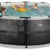 EXIT TOYS EXIT Black Leather Pool ø450x122cm Mit Filterpumpe - Schwarz -Garten Spielzeug Laden 30221520 f exittoys bazen