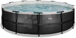 EXIT TOYS EXIT Black Leather Pool ø488x122cm Mit Filterpumpe - Schwarz 13 EXIT TOYS EXIT Black Leather Pool ø488x122cm Mit Filterpumpe - Schwarz -Garten Spielzeug Laden 30221620 b exittoys bazen
