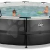 EXIT TOYS EXIT Black Leather Pool ø488x122cm Mit Filterpumpe - Schwarz 2 EXIT TOYS EXIT Black Leather Pool ø488x122cm Mit Filterpumpe - Schwarz -Garten Spielzeug Laden 30221620 f exittoys bazen