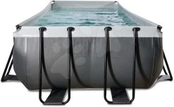 EXIT TOYS EXIT Black Leather Pool 540x250x122cm Mit Filterpumpe - Schwarz -Garten Spielzeug Laden 30225320 c exittoys bazen