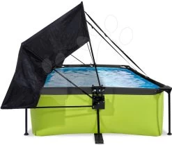 EXIT TOYS EXIT Lime Pool 220x150x65cm Mit Filterpumpe Und Sonnensegel - Grün -Garten Spielzeug Laden 30232140 d exittoys bazen