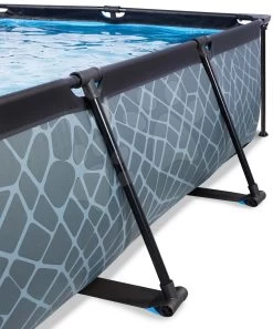 EXIT TOYS EXIT Stone Pool 300x200x65cm Mit Filterpumpe Und Sonnensegel - Grau 15 EXIT TOYS EXIT Stone Pool 300x200x65cm Mit Filterpumpe Und Sonnensegel - Grau -Garten Spielzeug Laden 30233200 e exittoys bazen