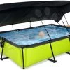 EXIT TOYS EXIT Lime Pool 300x200x65cm Mit Filterpumpe Und Sonnensegel - Grün -Garten Spielzeug Laden 30233240 g exittoys bazen