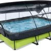 EXIT TOYS EXIT Lime Pool 300x200x65cm Mit Filterpumpe Und Abdeckung Und Sonnensegel - Grün 2 EXIT TOYS EXIT Lime Pool 300x200x65cm Mit Filterpumpe Und Abdeckung Und Sonnensegel - Grün -Garten Spielzeug Laden 30243240 a exittoys bazen