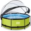 EXIT TOYS EXIT Lime Pool ø244x76cm Mit Filterpumpe Und Abdeckung - Grün -Garten Spielzeug Laden 30320840 b exittoys bazen