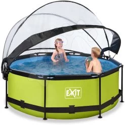 EXIT TOYS EXIT Lime Pool ø244x76cm Mit Filterpumpe Und Abdeckung - Grün 12 EXIT TOYS EXIT Lime Pool ø244x76cm Mit Filterpumpe Und Abdeckung - Grün -Garten Spielzeug Laden 30320840 f exittoys bazen