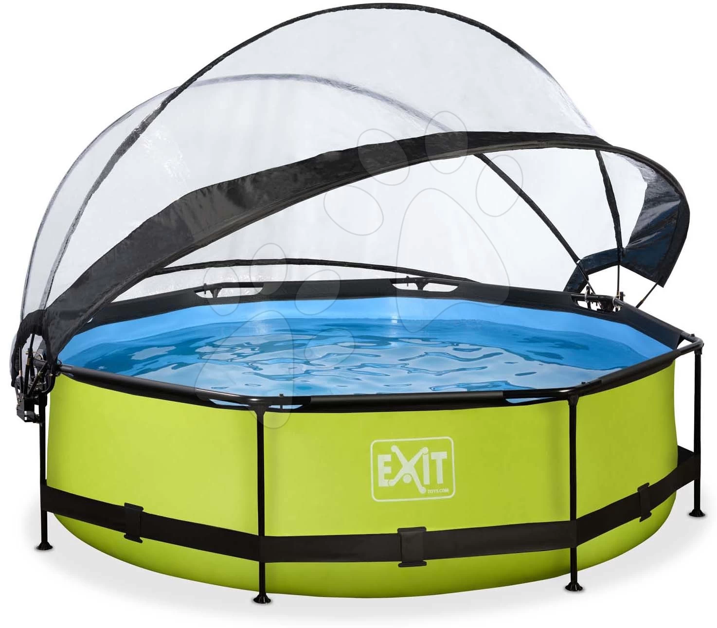 EXIT TOYS EXIT Lime Pool ø300x76cm Mit Filterpumpe Und Abdeckung - Grün 3 EXIT TOYS EXIT Lime Pool ø300x76cm Mit Filterpumpe Und Abdeckung - Grün