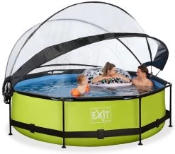 EXIT TOYS EXIT Lime Pool ø300x76cm Mit Filterpumpe Und Abdeckung - Grün 14 EXIT TOYS EXIT Lime Pool ø300x76cm Mit Filterpumpe Und Abdeckung - Grün -Garten Spielzeug Laden 30321040 f exittoys bazen