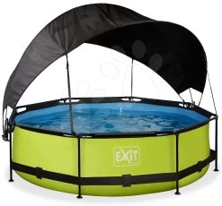 EXIT TOYS EXIT Lime Pool ø300x76cm Mit Filterpump Und Sonnensegel - Grün -Garten Spielzeug Laden 30351040 b exittoys bazen
